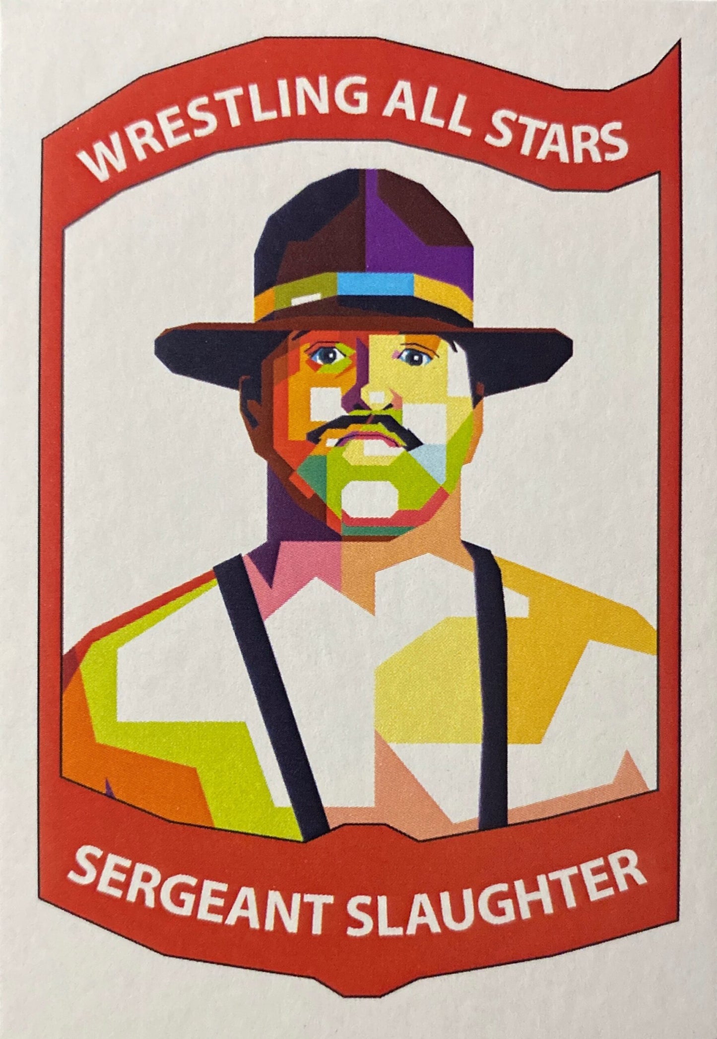 Sergeant Slaughter trading card PW Catalog