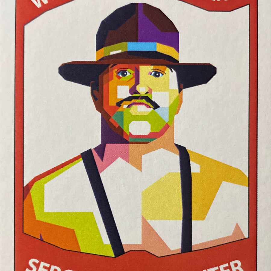 Sergeant Slaughter trading card PW Catalog