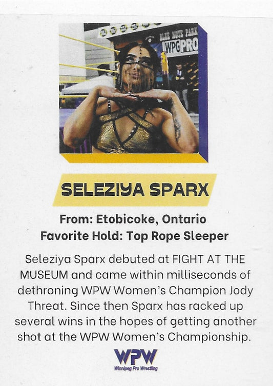 Seleziya Sparx trading card PW Catalog