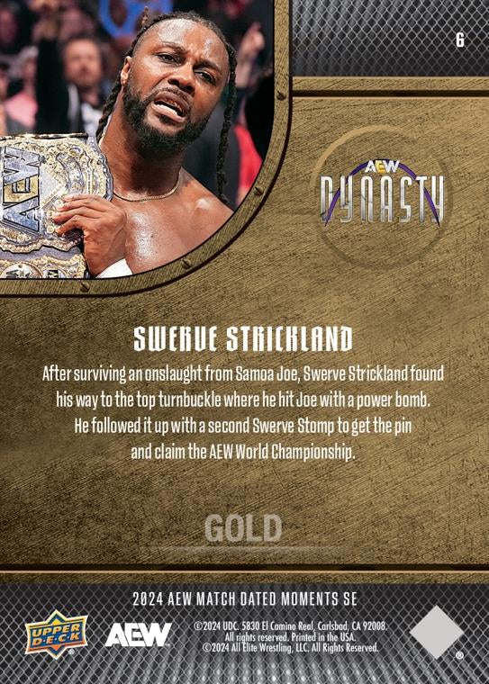 Swerve Strickland – Swerve Strickland Begins HIS First Reign AS AEW World Champion