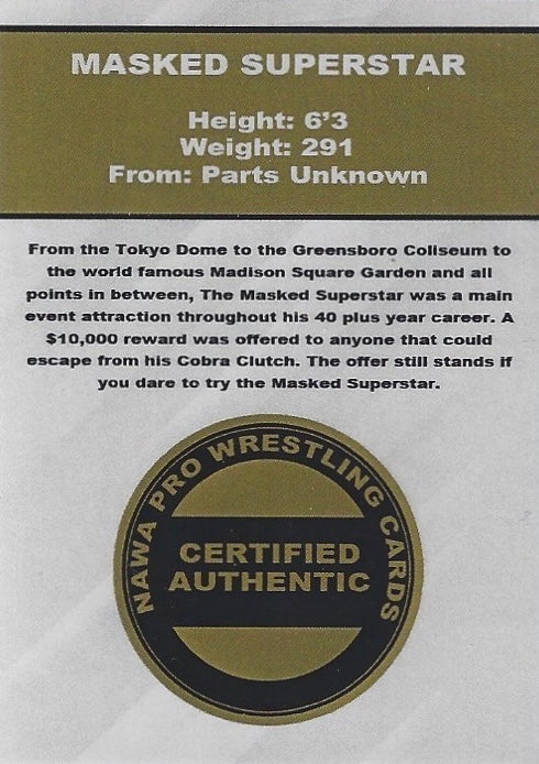 Masked Superstar (Gold Mask)