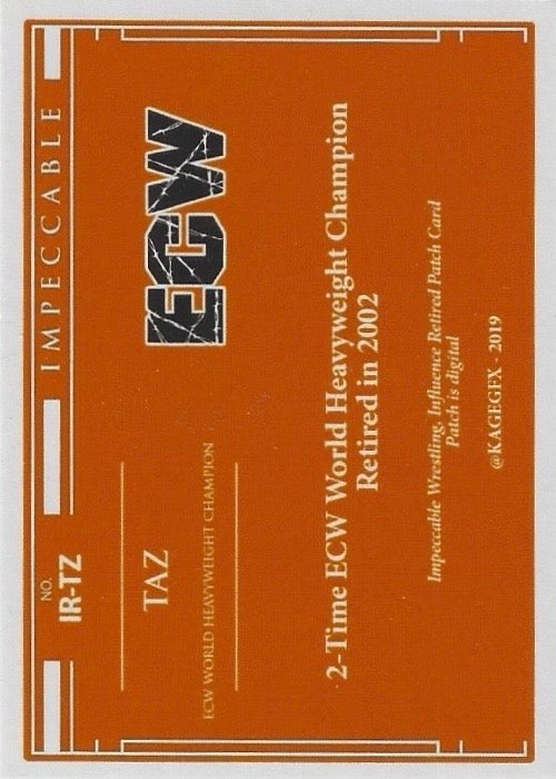 TAZ – Extreme Championship Wrestling Trading Card PWcatalog
