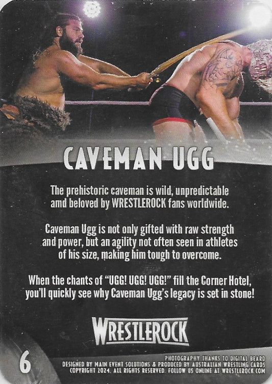 Caveman UGG trading card PW Catalog