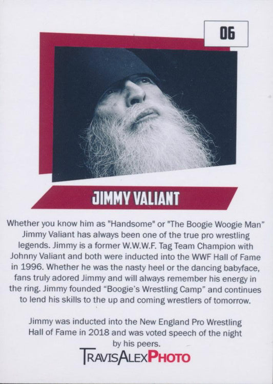 “Boogie Woogie Man” Jimmy Valiant trading card PW Catalog