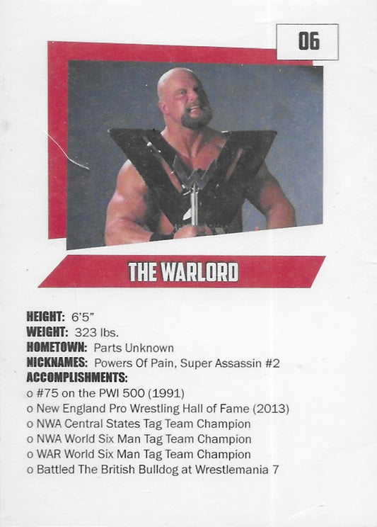 The Warlord trading card PW Catalog