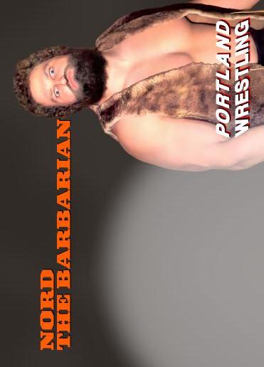 Nord the Barbarian – Portland Wrestling trading card PW Catalog