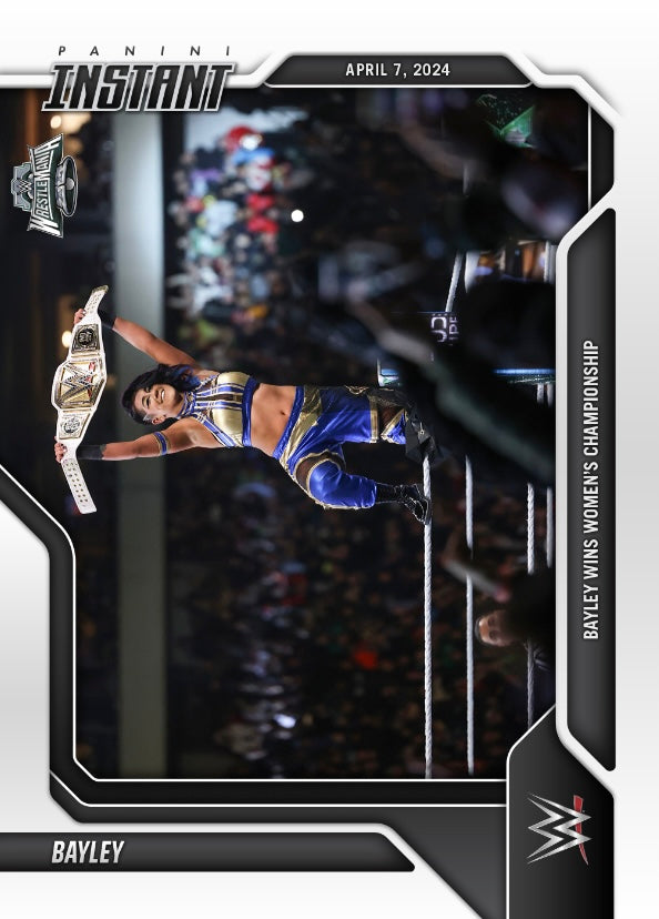 Bayley – Bayley Wins Women’s Championship trading card PW Catalog