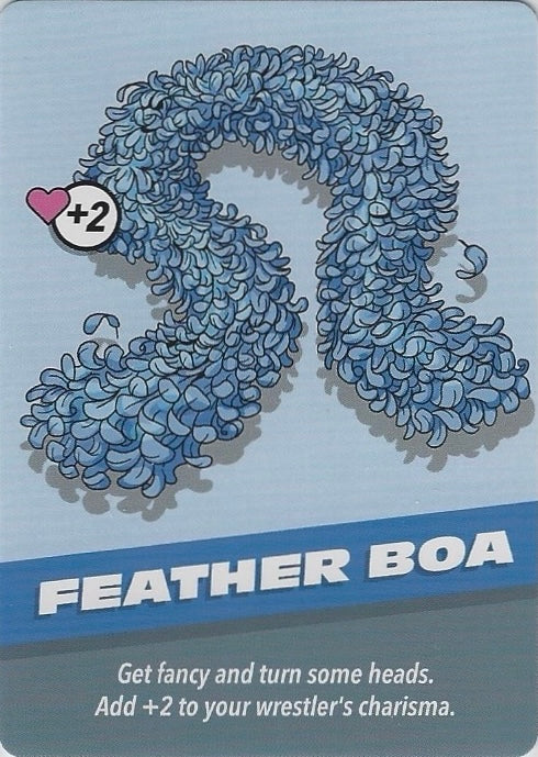 Feather BOA (Blue) trading card PW Catalog