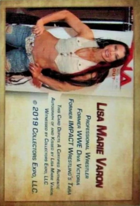 Lisa Marie Varon trading card PW Catalog