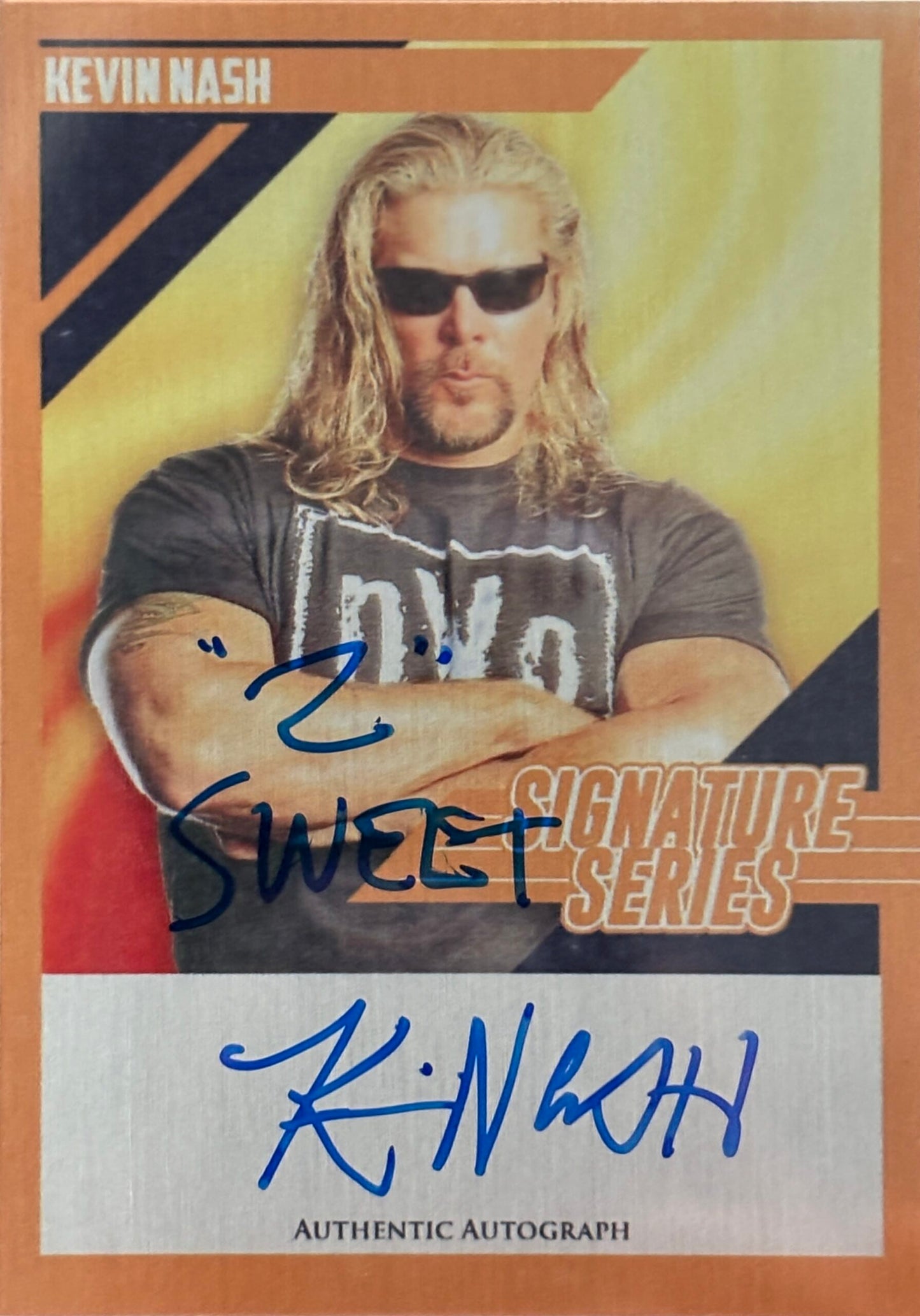Signature Series – Kevin Nash trading card PW Catalog