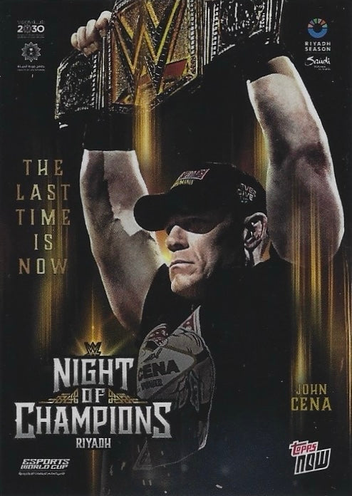 John Cena the Last Time IS Now trading card PW Catalog