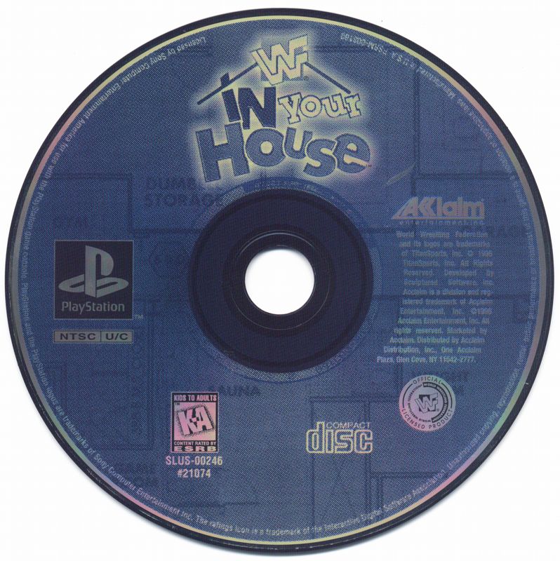 WWF In Your House [PlayStation] PWcatalog