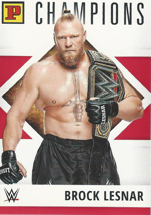WWE Panini Debut Edition 2022 Brock Lesnar #141 Red