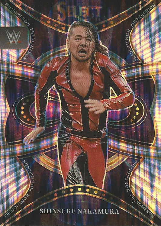 WWE Panini Select 2022 Shinsuke Nakamura Phenomenon Refractor #17