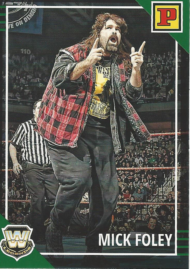 WWE Panini Debut Edition 2022 Mick Foley #106 Green