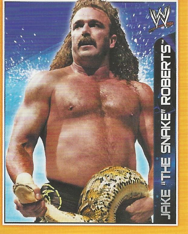 WWE Topps A-Z Sticker Collection 2014 Jake the Snake Roberts #60
