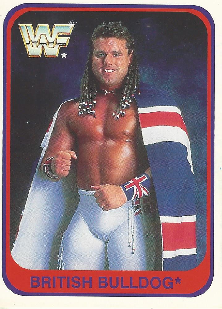 WWF Merlin 1991 British Bulldog #60