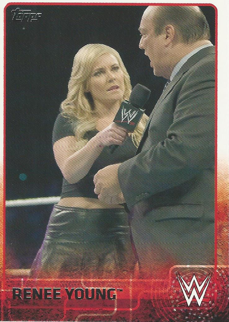 WWE Topps 2015 Renee Young #60