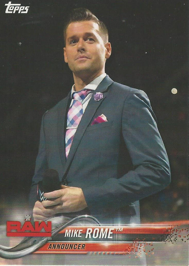 WWE Topps 2018 Mike Rome #60