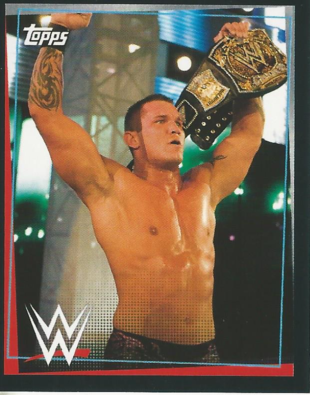 WWE Topps Road to Wrestlemania Stickers 2021 Randy Orton #60