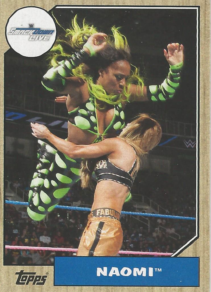 WWE Topps Heritage 2017 Naomi #60