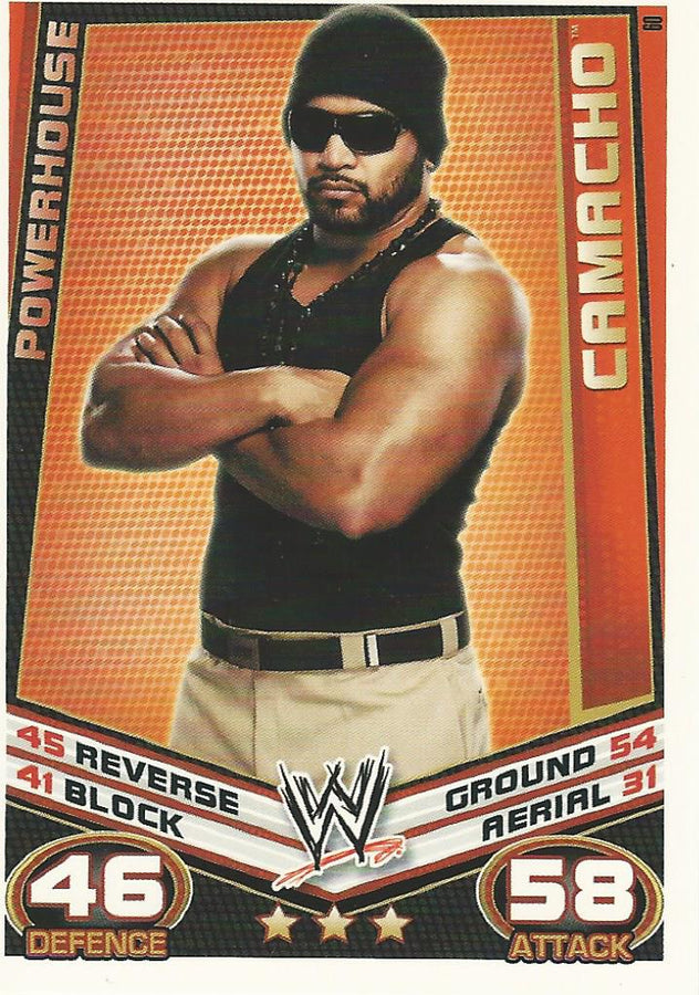 WWE Topps Slam Attax Rebellion 2012 Camacho #60