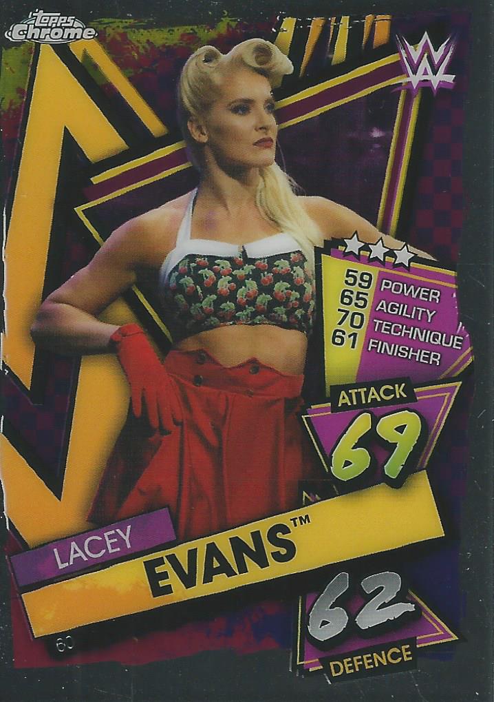 WWE Topps Slam Attax Chrome 2021 Lacey Evans #60