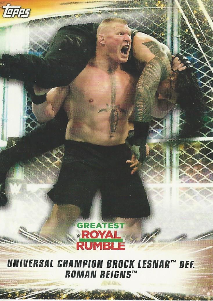 WWE Topps Summerslam 2019 Brock Lesnar #60
