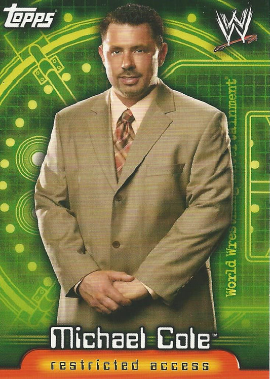 WWE Topps Insider 2006 Michael Cole #60