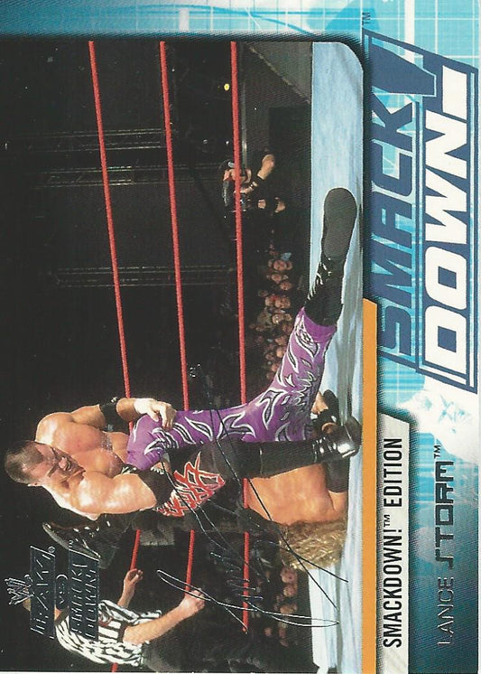 WWE Fleer Raw vs Smackdown 2002 Lance Storm #60