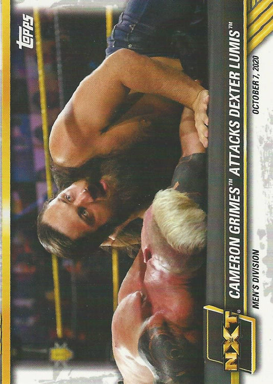 WWE Topps NXT 2021 Cameron Grimes #75