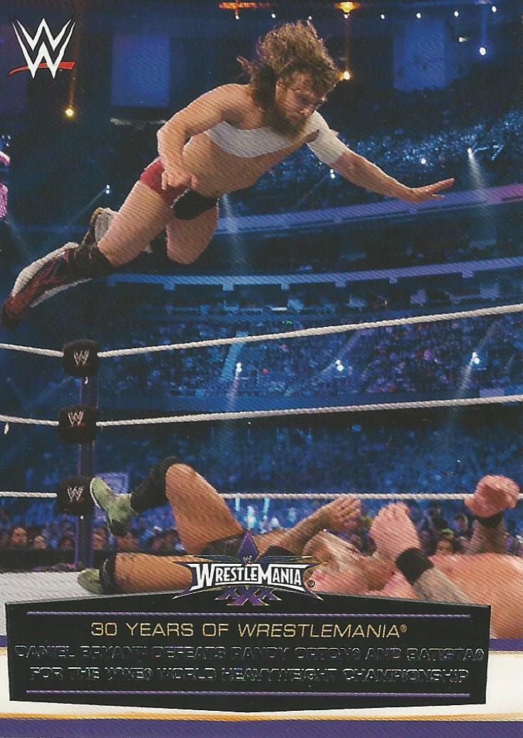 WWE Topps Road to Wrestlemania 2014 Daniel Bryan 60 of 60 trading card PW Catalog