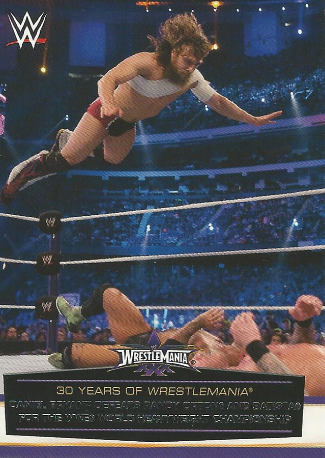 WWE Topps Road to Wrestlemania 2014 Daniel Bryan 60 of 60 trading card PW Catalog