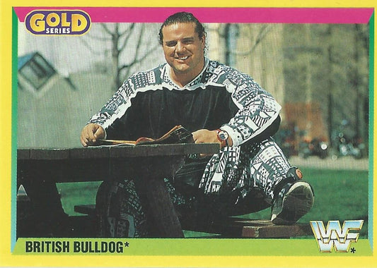 WWF Merlin Gold Series 2 1992 British Bulldog #60