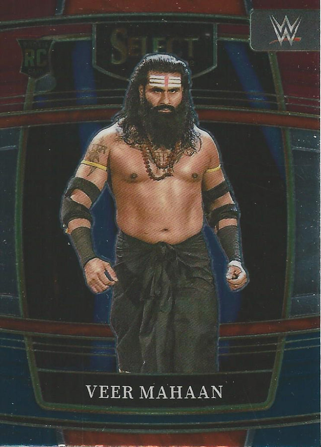 WWE Panini Select 2022 Red/Silver/Blue Veer Mahaan #60
