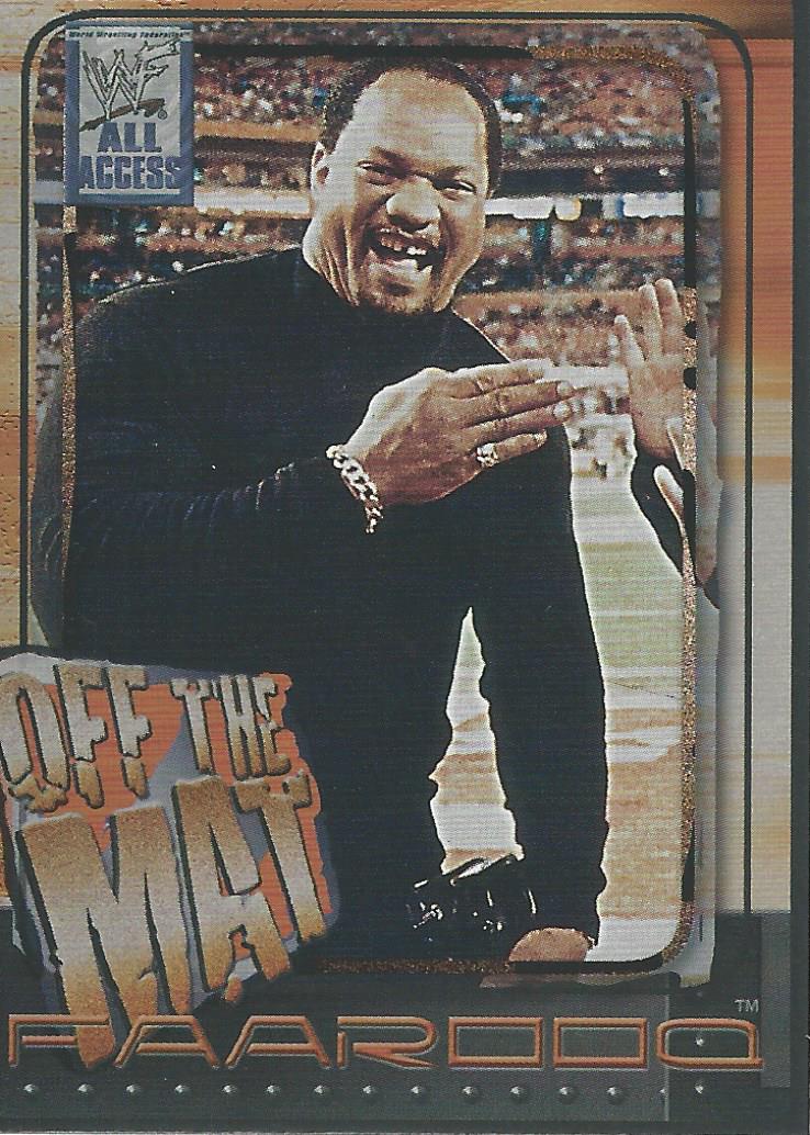 WWF Fleer All Access 2002 Faarooq #60