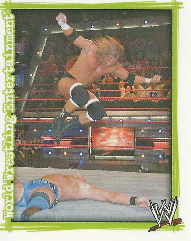 WWE Topps Superstars Uncovered 2007 Sticker Triple H #60