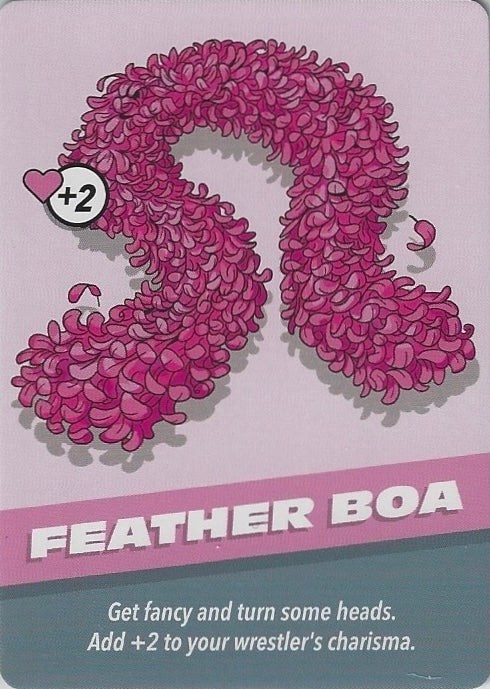 Feather BOA (Pink) trading card PW Catalog