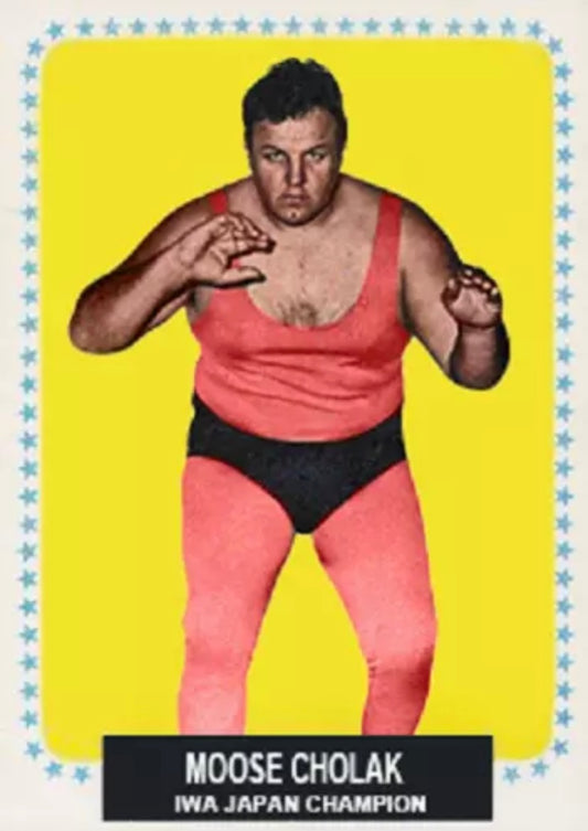 Moose Cholak trading card PW Catalog