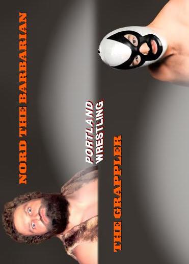 Nord the Barbarian / the Grappler – Portland Wrestling trading card PW Catalog