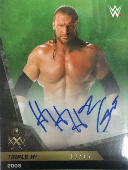 2008 – Triple H trading card PW Catalog