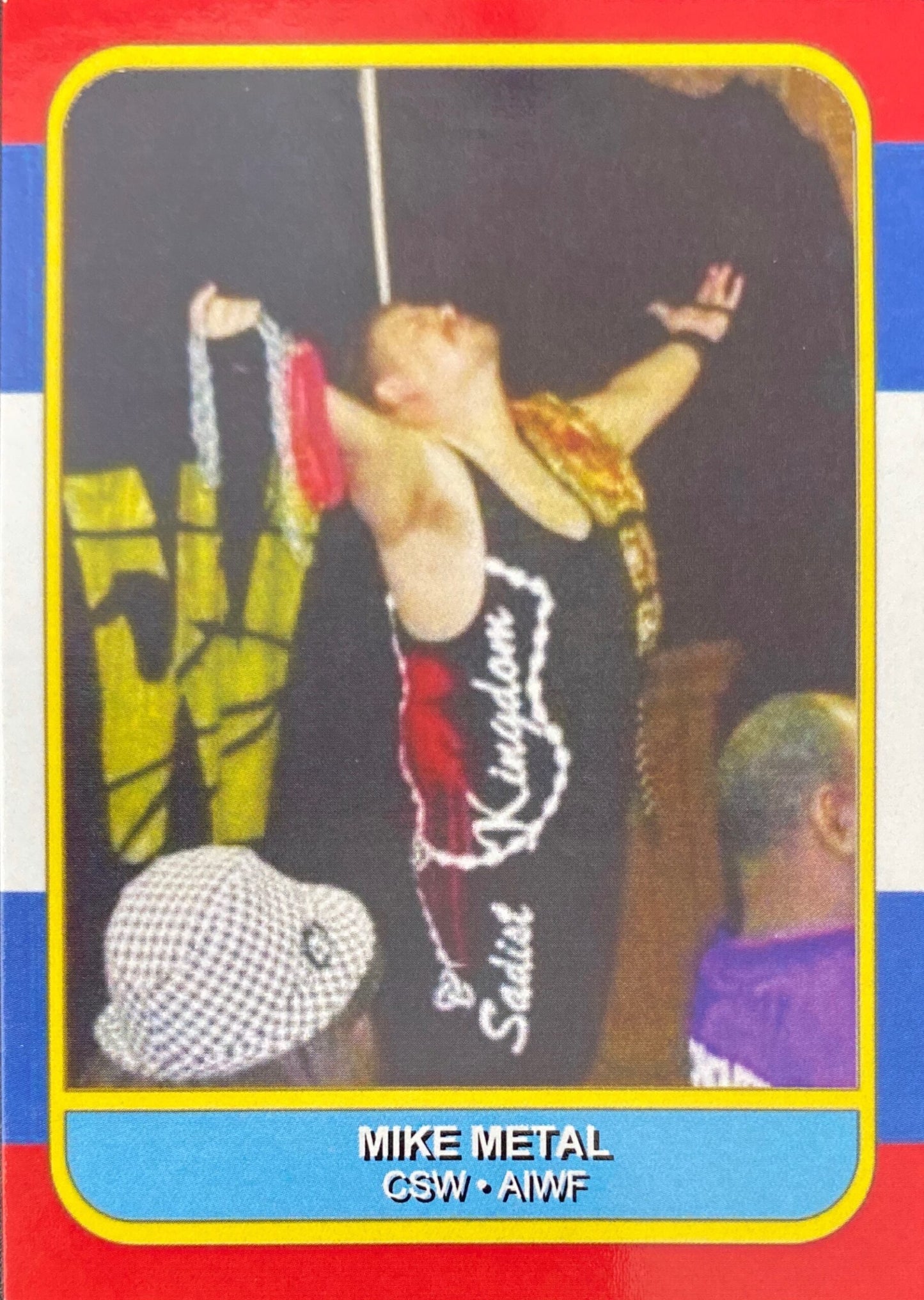 Mike Metal trading card PW Catalog