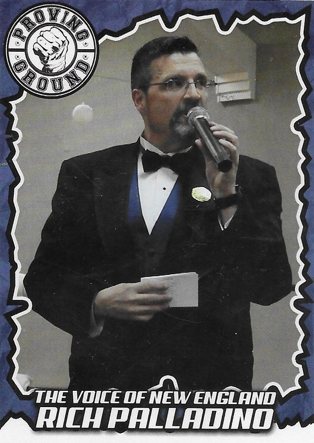 The Voice of New England Rich Palladino trading card PW Catalog