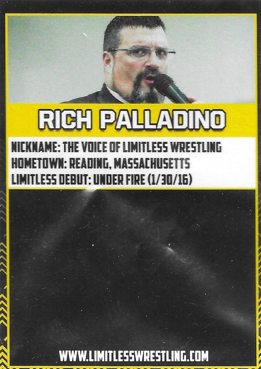 Rich Palladino trading card PW Catalog