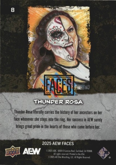 Thunder Rosa trading card PW Catalog
