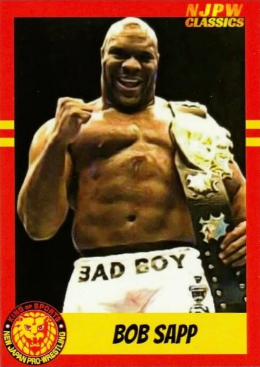 BOB Sapp trading card PW Catalog