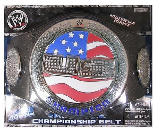 WWE United States Spinner Championship foam belt by Jakks Pacific