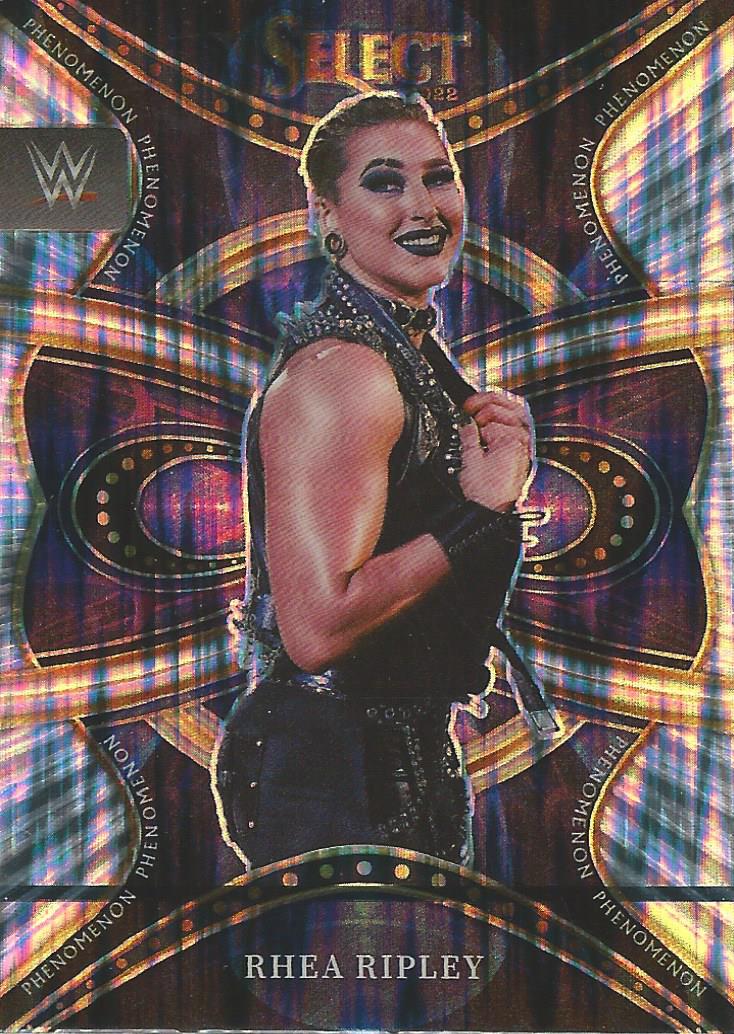 WWE Panini Select 2022 Rhea Ripley Phenomenon Refractor #22