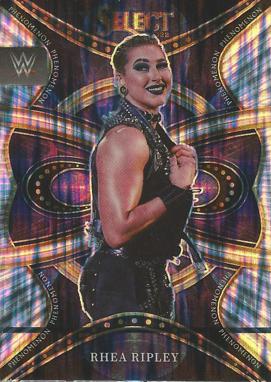 WWE Panini Select 2022 Rhea Ripley Phenomenon Refractor #22