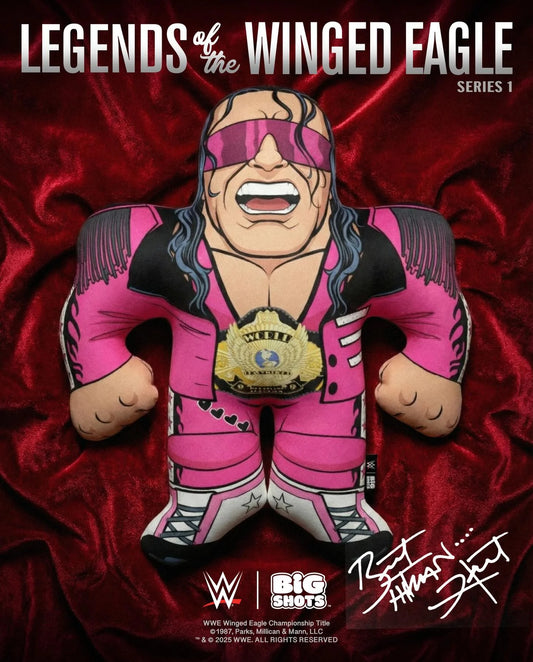 WWE Big Shots Legends of the Winged Eagle Series 1 Bret Hart PWcatalog